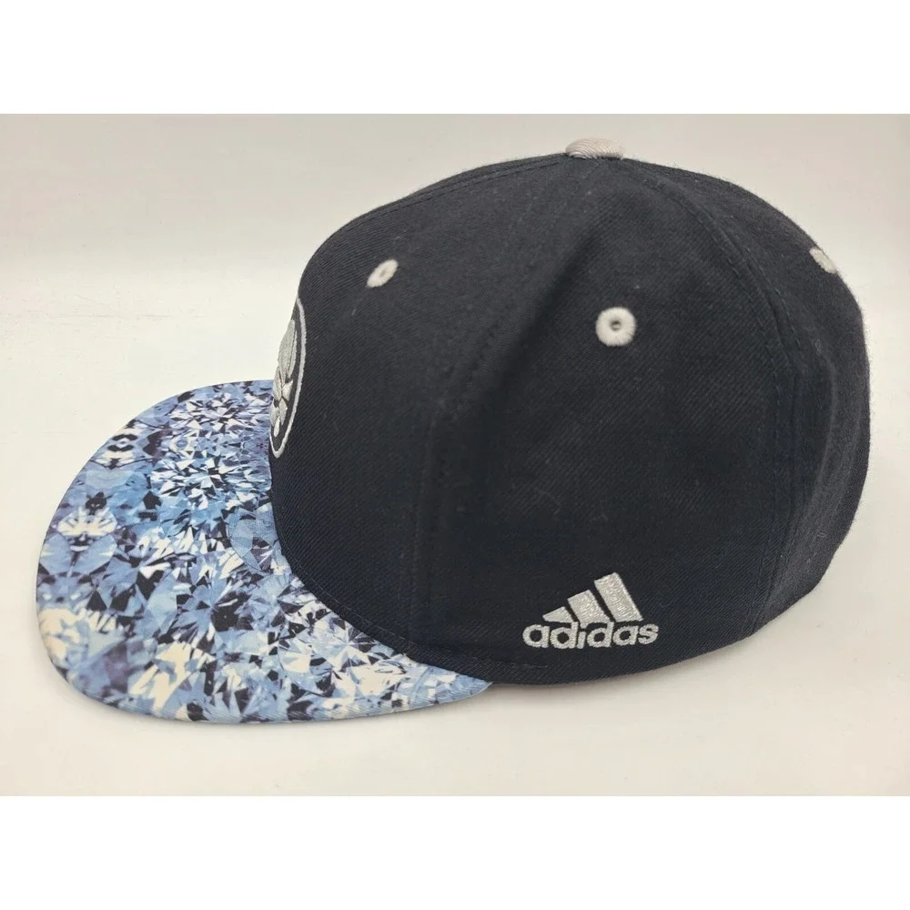 Indiana Pacers Adidas Wool Snapback‎ Hat Cap Men Women NBA Basketball Black Blue
